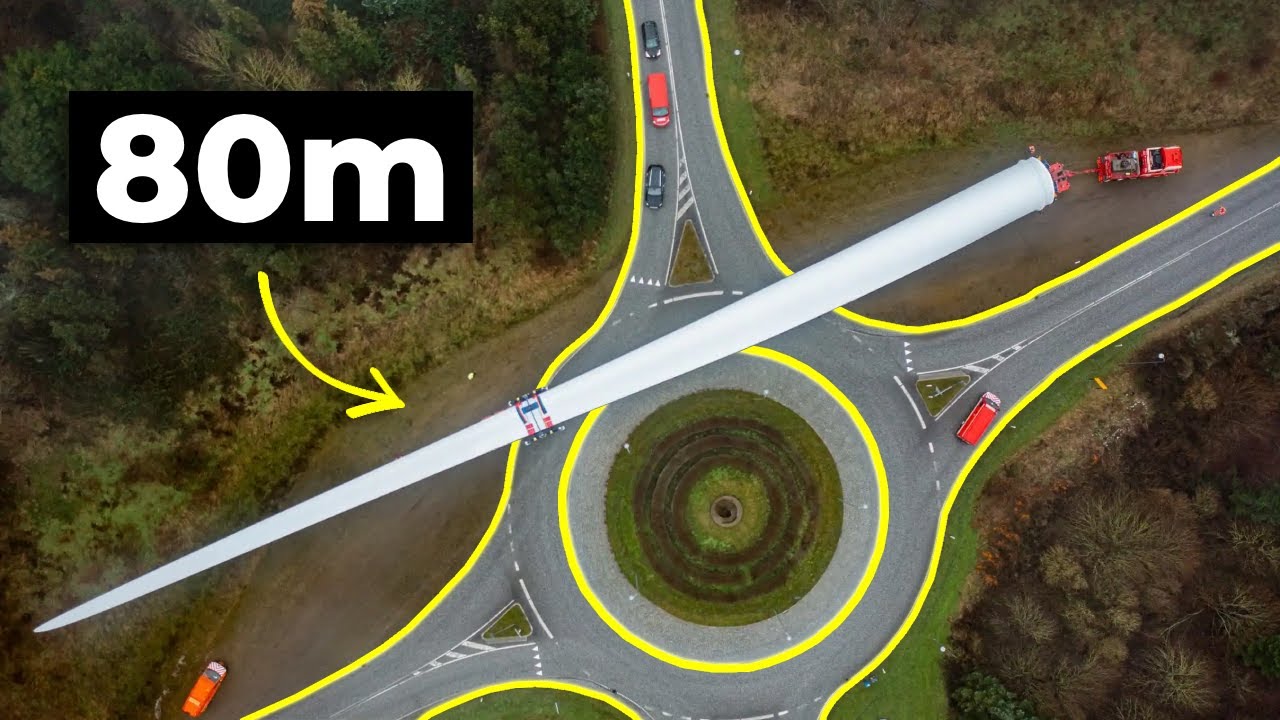 The Incredible Logistics of Building a Wind Farm