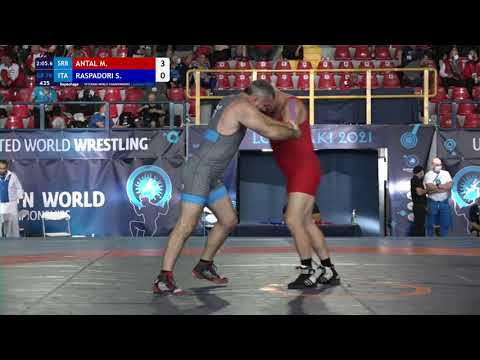 Repechage GR - 78 kg: M. ANTAL (SRB) v. S. RASPADORI (ITA)