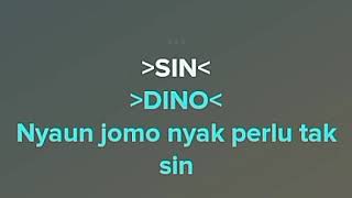 Download lagu SIN - DINO (karaoke) mp3