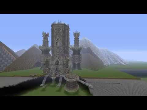 Insane Minecraft Castle X! Epic reveal + FREE custom terrain tour