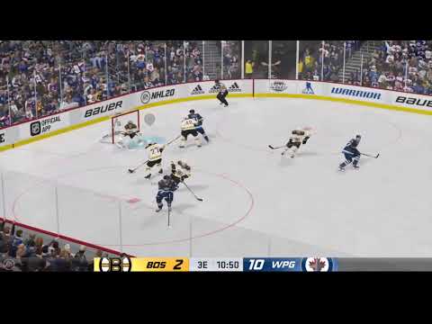 Winnipeg Jets VS Boston Bruins NHL 20