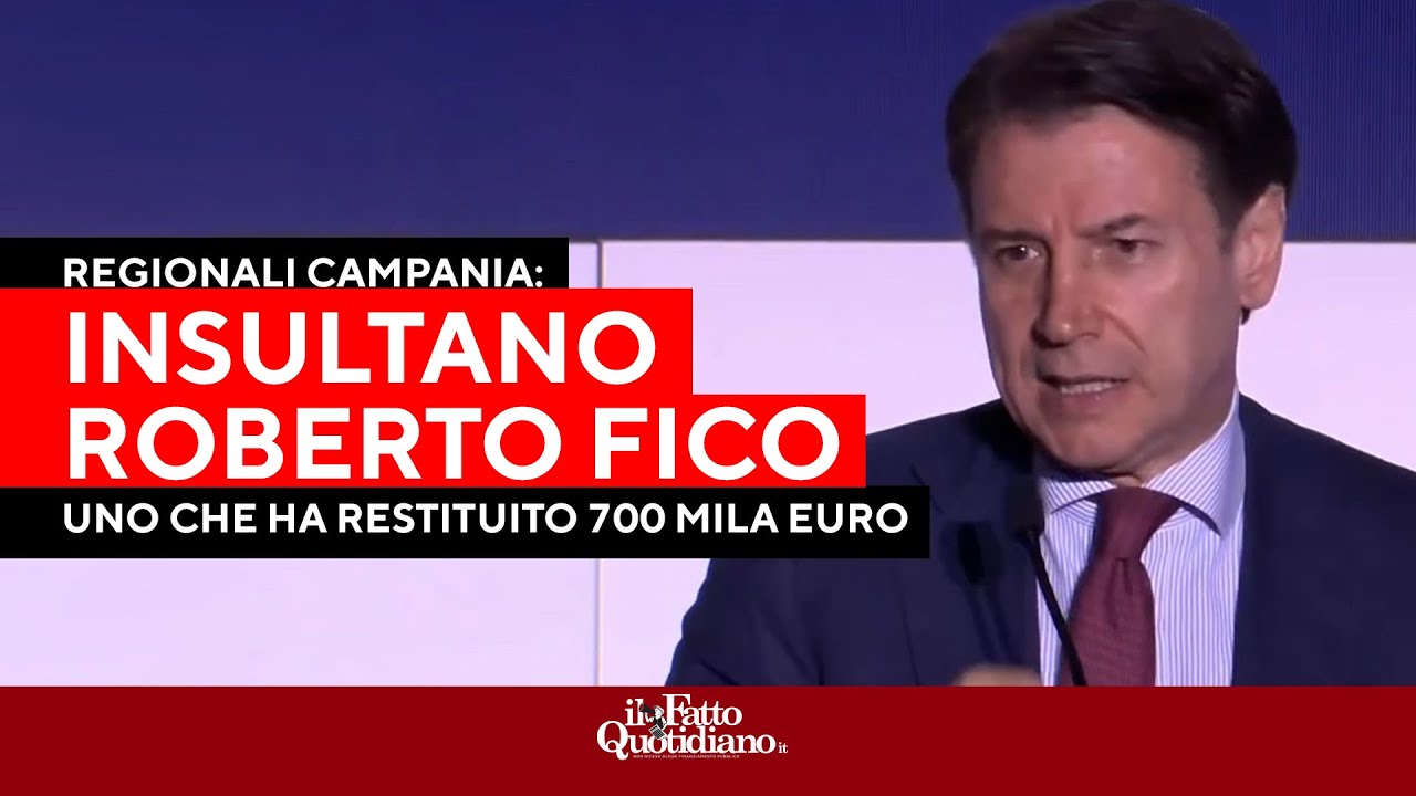 Conte: "Il governo pensa di prendere in giro i campani riesumando un vecchio condono"