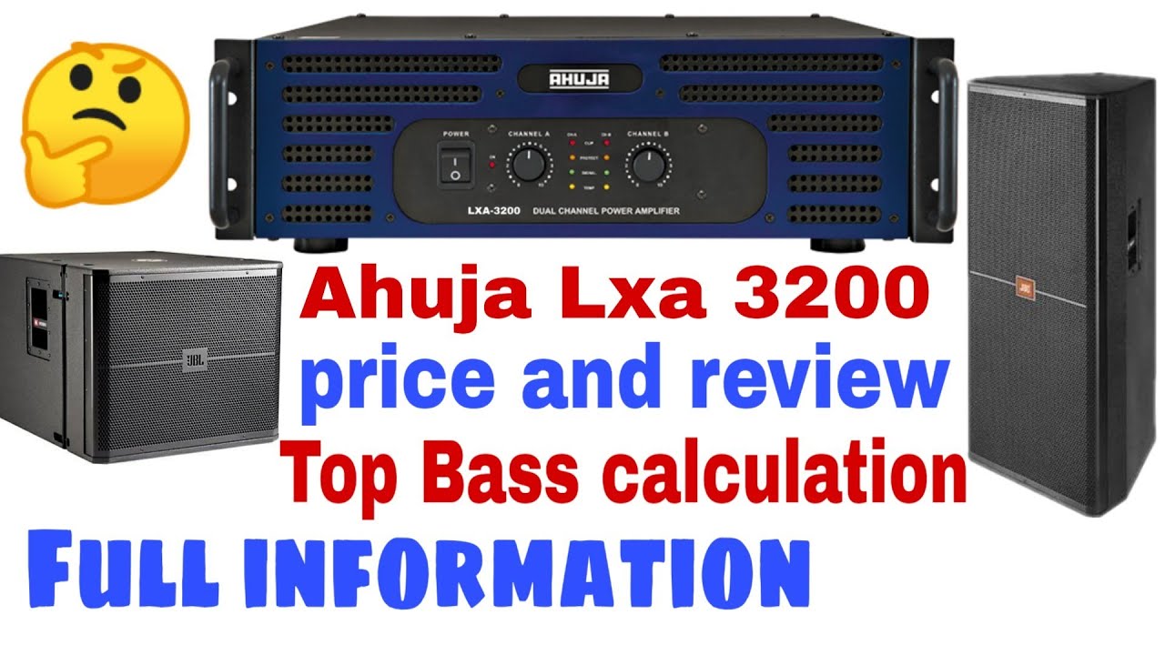 Watch video Ahuja Lxa 3200 price and review / Lxa 3200 specification / Ahuja 3200watt amplifier review and price Now Ahuja Lxa 3200 price and review / Lxa 3200 specification / Ahuja 3200watt amplifier review and price