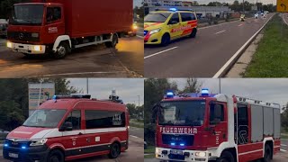 Katastrophenschutzübung In Merseburg 2025 .🚨🚑🚨🚒🚨 ⚠️( Einsatzfahrten. Großkayna ) ￼
