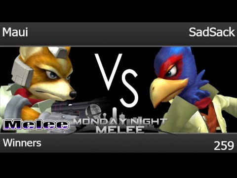 MNM 259 - Maui (Fox) vs SadSack (Falco) Winners - Melee