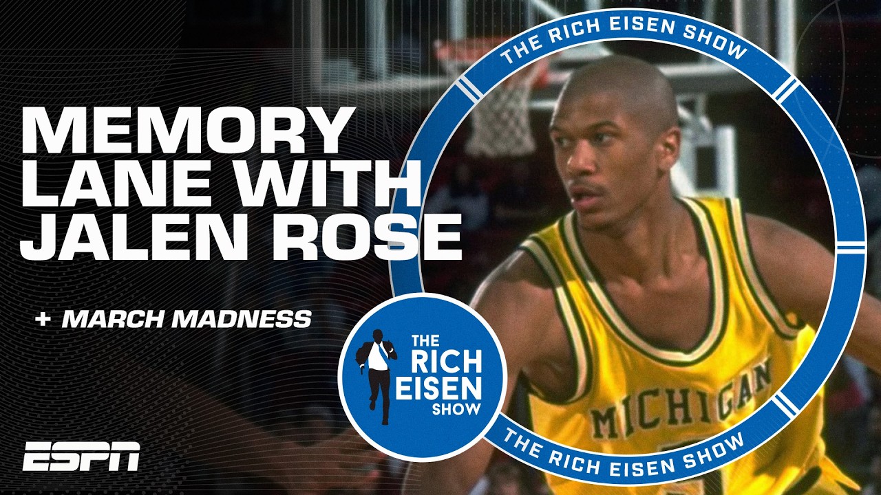 Jalen Rose talks through The Fab Five REUNION + Michigan vs. Arizona | The Rich Eisen Show