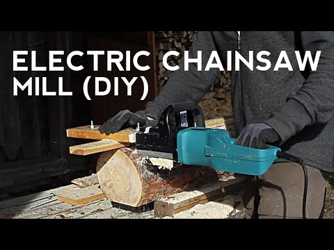 Electric Chainsaw Mill (DIY) - Makita UC3551A, 2000W