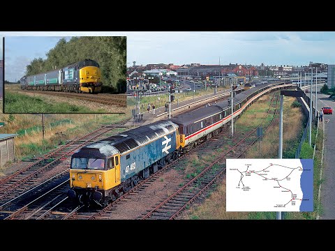 The Wherry Lines Revisited, Short Set Class 37, 47 and 68 Plus the Yarmouth Drags