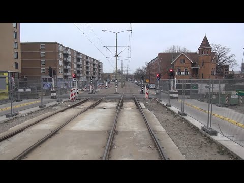 HTM tramlijn 15 Remise Lijsterbes - Van Musschenbroekstraat - Nootdorp | GTL8 3104