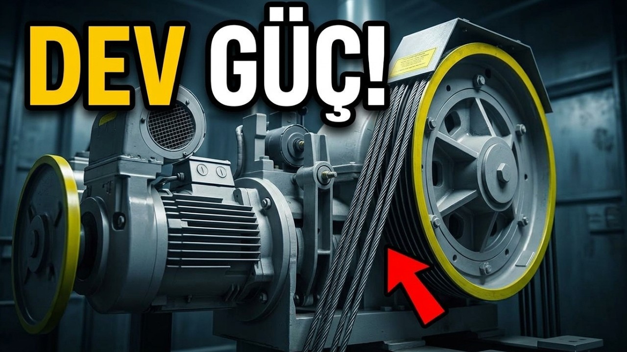 Asansörü Tutan O Dev Güç! Makine Dairesine Gizli Bakış