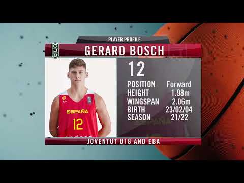 Gerard Bosch Highlights (Junior & EBA) - JOVENTUT BADALONA -  Temporada 2021/22