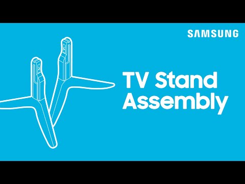 How to install the stand on your 2023 CU7000 Series Crystal UHD TV | Samsung US