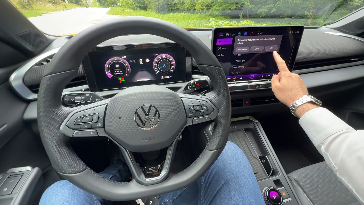Volkswagen T-ROC 2026 - how to reset the TIRE PRESSURE MONITORING SYSTEM