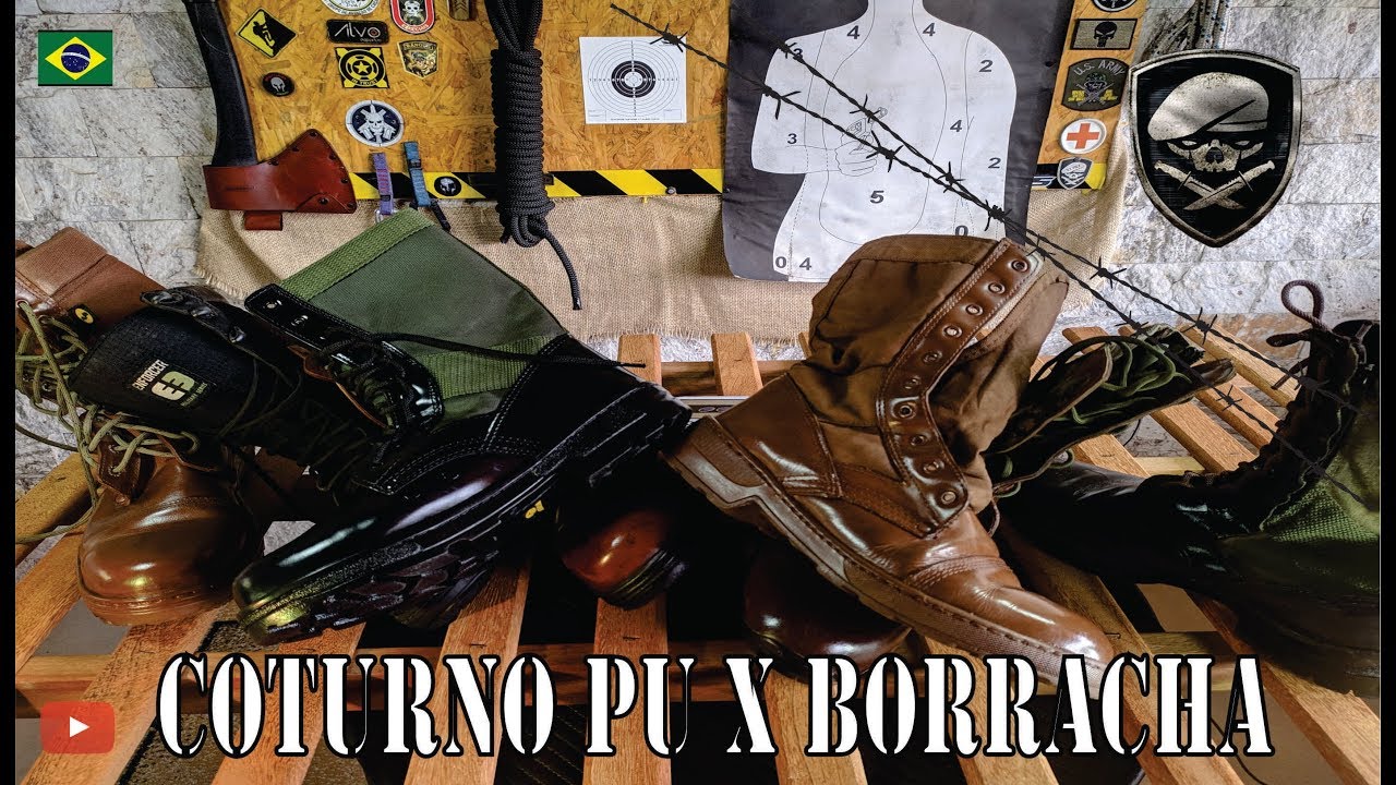 Coturnos Extra Leve x Borracha