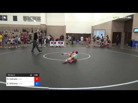 2018 Women's National /Intermediate Girls 50 RR Rnd 2 - Nova Estrada (Team) Vs. Sasha Williams (Te