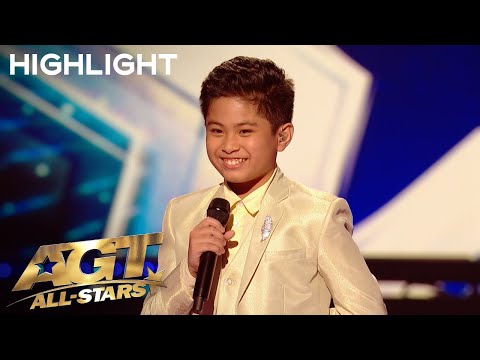 11-Year-Old Peter Rosalita WOWS The Judges With His Voice! | AGT: All-Stars 2023