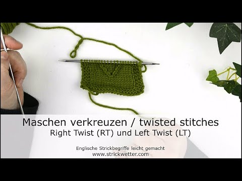 Twisted Stitches / Maschen verkreuzen ohne Zopfnadel