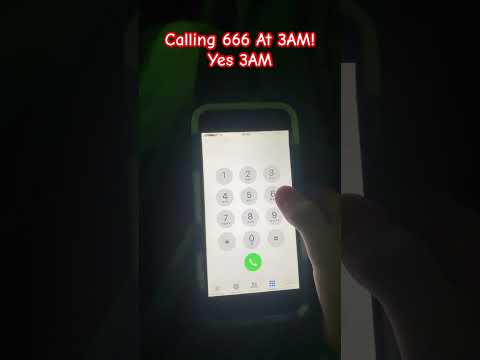 Calling 666 At 3AM! #scary #iphone6 #666