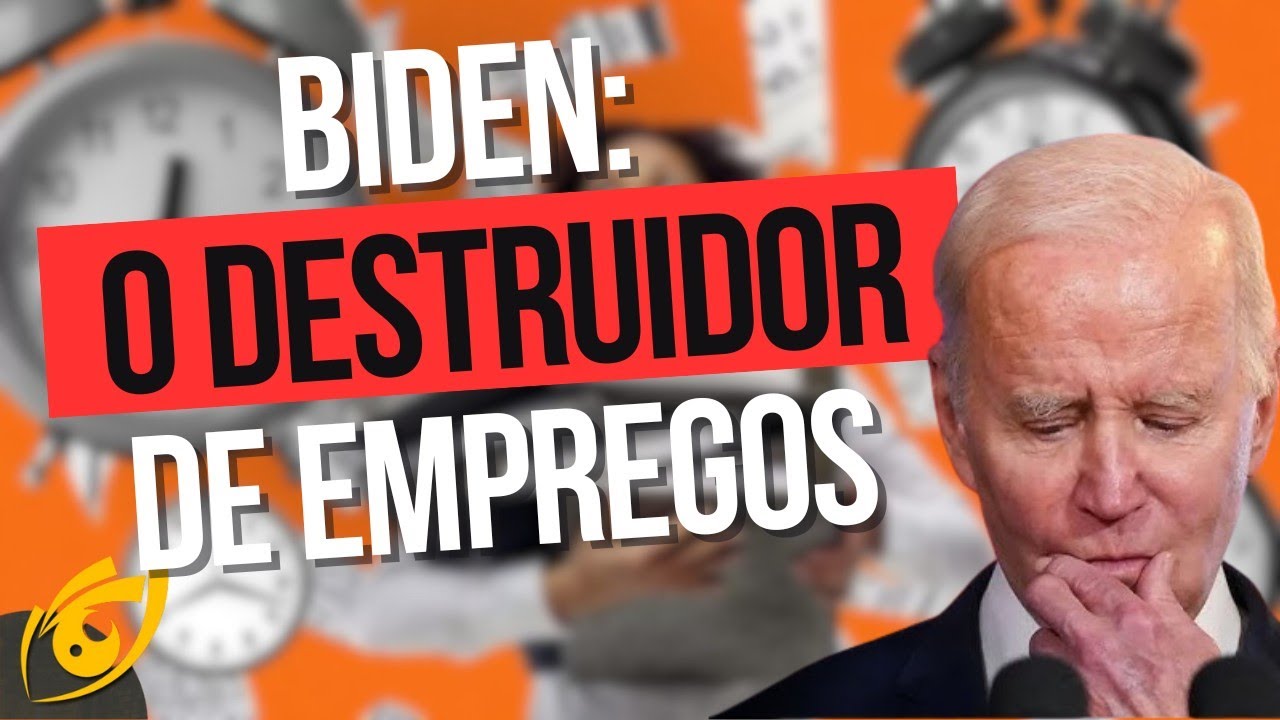 Biden destruiu a criação de empregos, segundo novos dados!