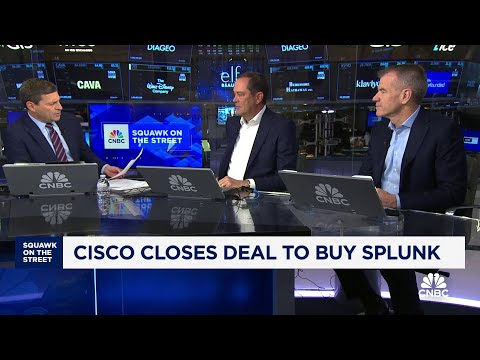 Cisco CEO Chuck Robbins: $28 billion Splunk deal will be a significant financial growth driver thumbnail