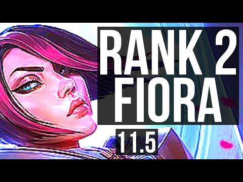FIORA vs URGOT (TOP) | Rank 2 Fiora, 4/1/6, Rank 19 | JP Challenger | v11.5