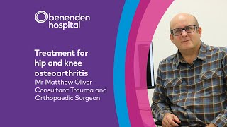 Treatment for hip and knee osteoarthritis
