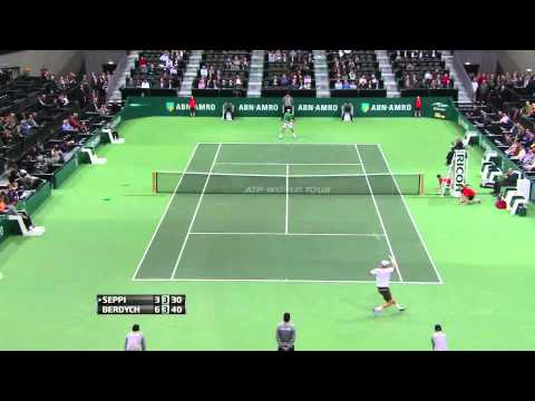 Federer & Del Potro into semis | Rotterdam 2012