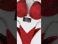 Red Armor Bikini Competition Suit (B141)