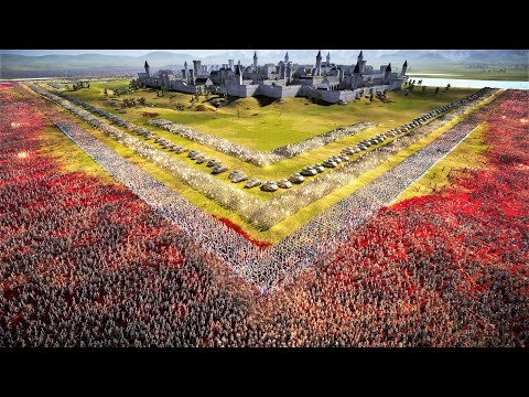 8,000,000 WALKING DEAD ATTACKS JEDI KNIGHTS & SPECIAL FORCES FORTRESS - UEBS 2 | BATTLE SIMULATOR 2