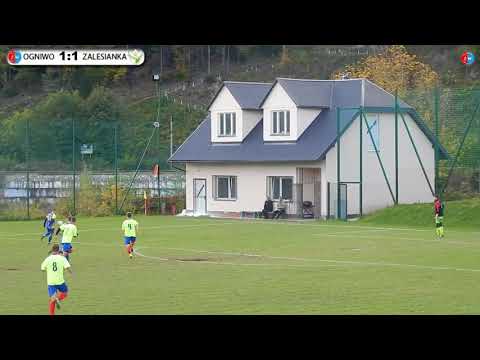 Skrót meczu: Liga Okręgowa(Nowy Sącz)Ogniwo Piwniczna - Zalesianka Zalesie 4:2(1:1) 07.10.2017r