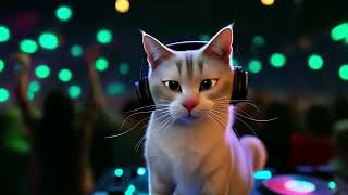 Electric Night Club Kitty #kitty #electrickitty #cat #catsoftiktok #fyp #dj #housemusic #aimusic