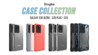 Ringke Fusion X Samsung Galaxy S20 Plus Hoesje Transparant/Zwart Hoesjes
