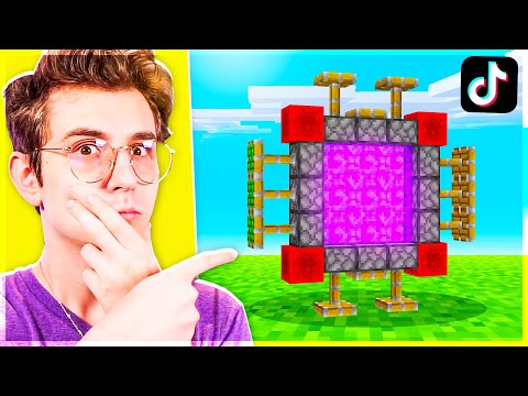 I'M TRYING THE WORLD'S MOST VIRAL TIK TOKS ON MINECRAFT ITA! (Ep. 38)