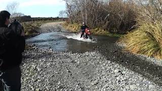 preview picture of video 'WR250R  Waimak to Lees Valley August 2012'