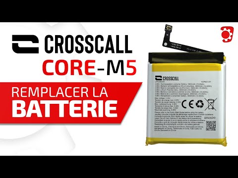 How to change the battery on a Crosscall Core-M5? DIY phone tutorial