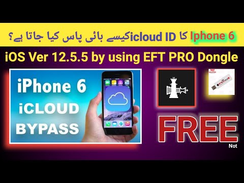 Iphone 6 icloud ID bypass iOS 12.5.5 with EFT Pro dongle | Iphone 6 icloud bypass 2022 | TECH City 2