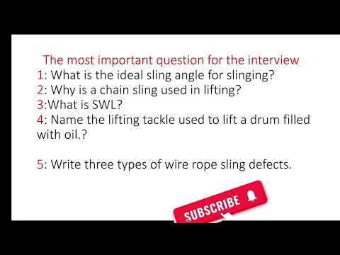 top 10 Rigging questions/ریگنگ انٹرویو کےسوال/Rigging and lifting/Rigging knowledge