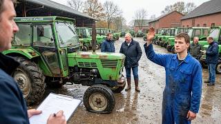 Mit 22 kaufte er 45 kaputte Deutz für 3.000 Euro – alle lachten, bis e