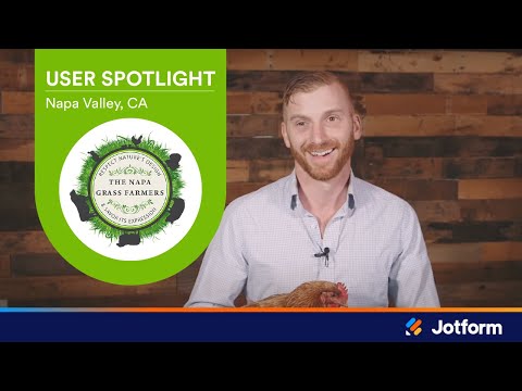 How Napa Grass Farmer Collects Order Information