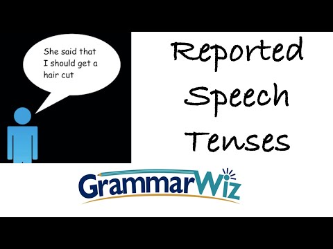 reported speech was changes to