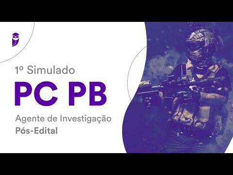 1º Simulado PC PB Pós-Edital - Agente de Investigação