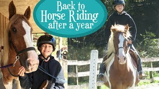 Back to Horse Riding After a Year | Crazy8Family