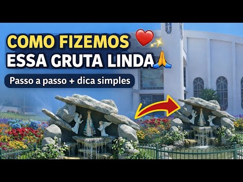 Como Fazer uma Gruta Artes Ecológica  em Minas Gerais  #Arinos #minasgerais 