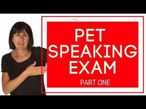 PET Speaking Part 1 - How to Do Part One of the Cambridge PET Speaking Test - From 2016