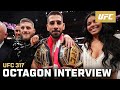 Ilia Topuria Octagon Interview UFC 317