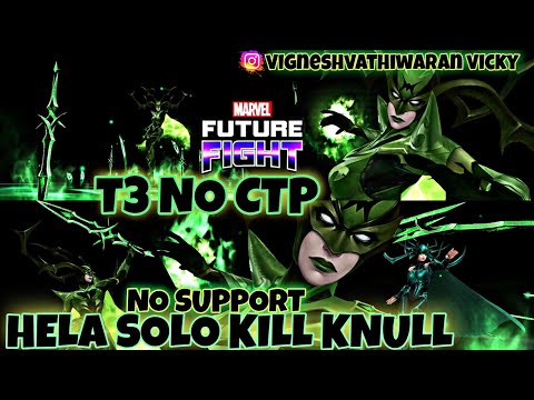 HELA Solo's KNULL | NO CTP |HELA'S NEW UNIFORM REVIEW | MARVEL FUTURE FIGHT | TAMIL | BLACKBOARD