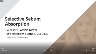 Selective Sebum Absorption ; SUNSIL-OLEO 130