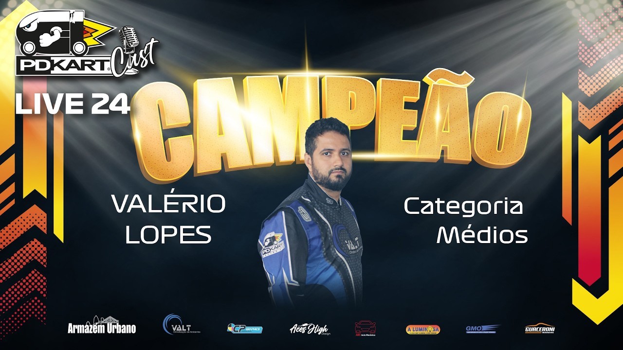 Live 24 – Valério Campeão Categoria Médios