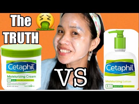 I TRIED CETAPHIL MOISTURIZING LOTION VS CETAPHIL MOISTURING CREAM ON MY FACE