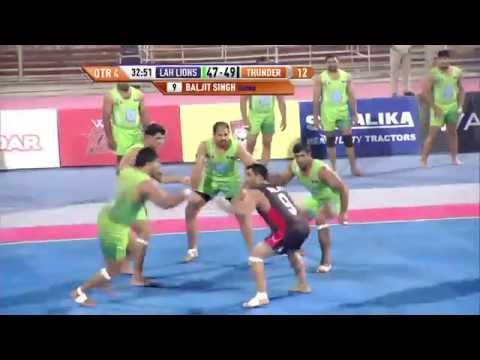 World Kabaddi League, Day 37: Lahore Lions Vs. Punjab Thunder